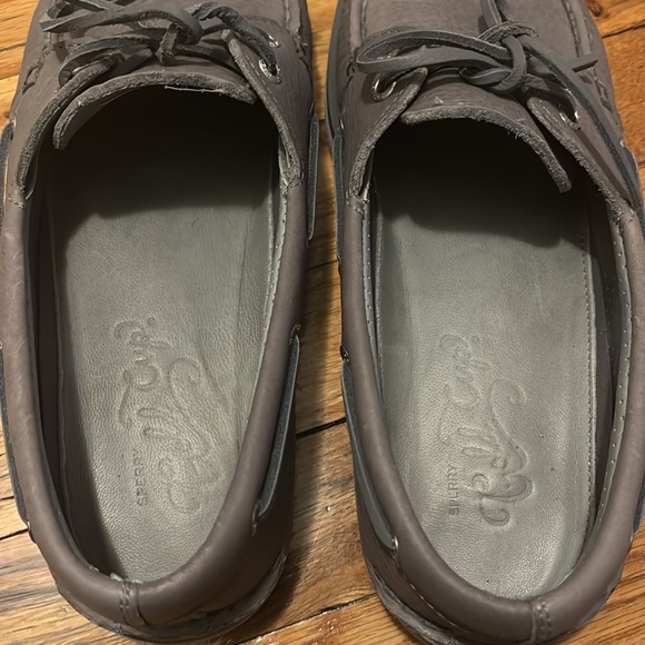 Sperry Gold Cup Authentic Original Tumbled Boat Shoe Gray